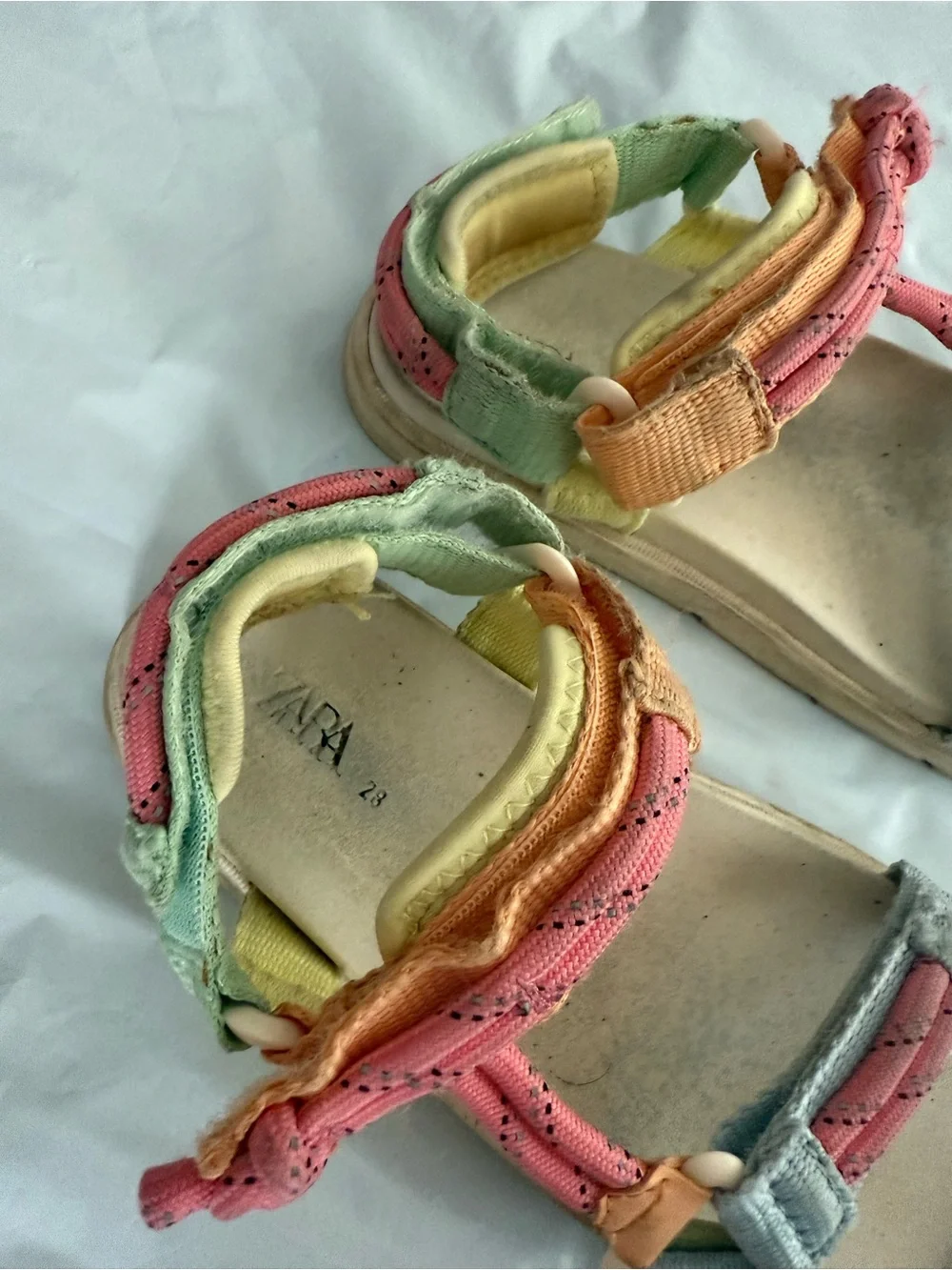 Kids Multi-Color Comfort Strap Sandals 10,5 SIZE
